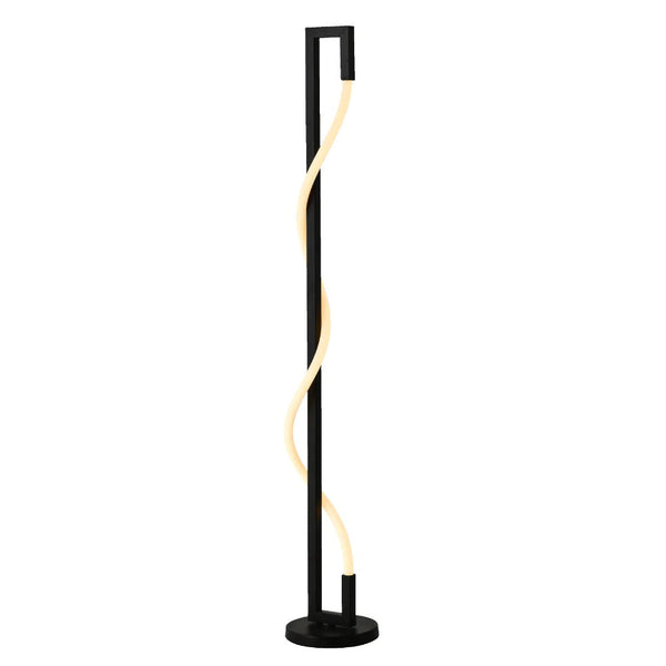 CURVAL Floor Lamp Black 4000K - CURVAL FL-BK