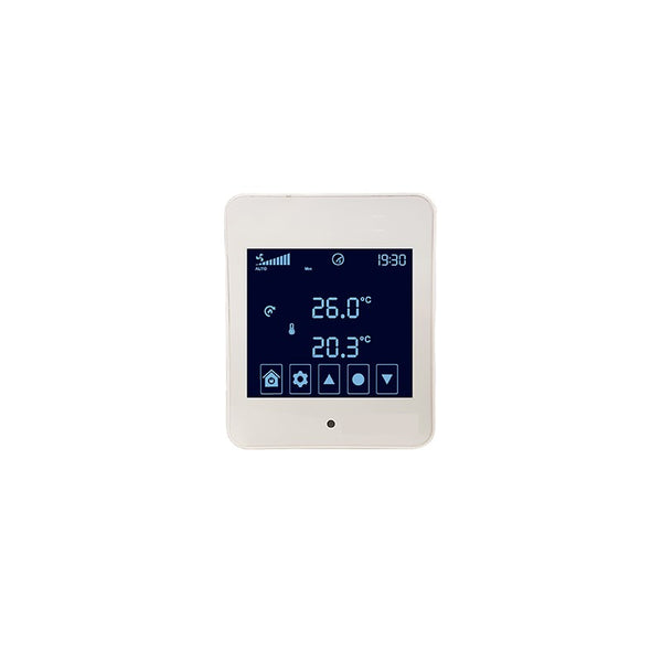 Smart Switches & Plug Digital Touch Screen Thermostat White - FAN7194