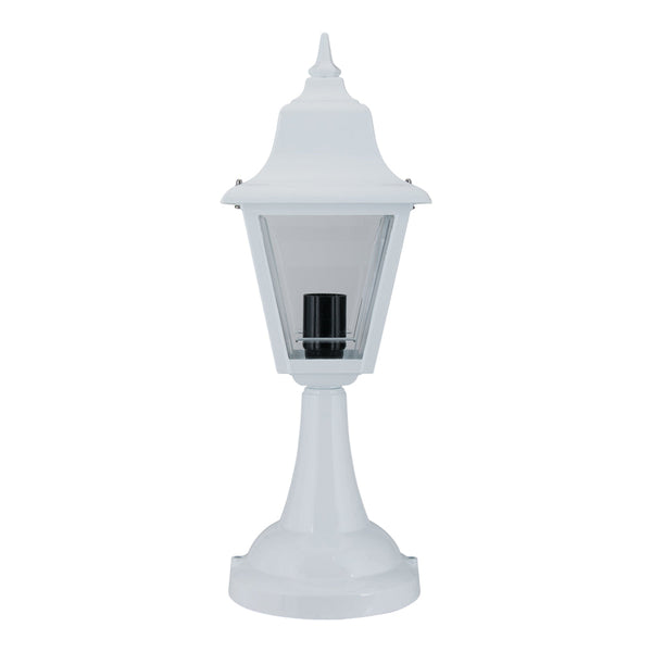 Paris Pillar Pedestal H500mm White Aluminium - 15133