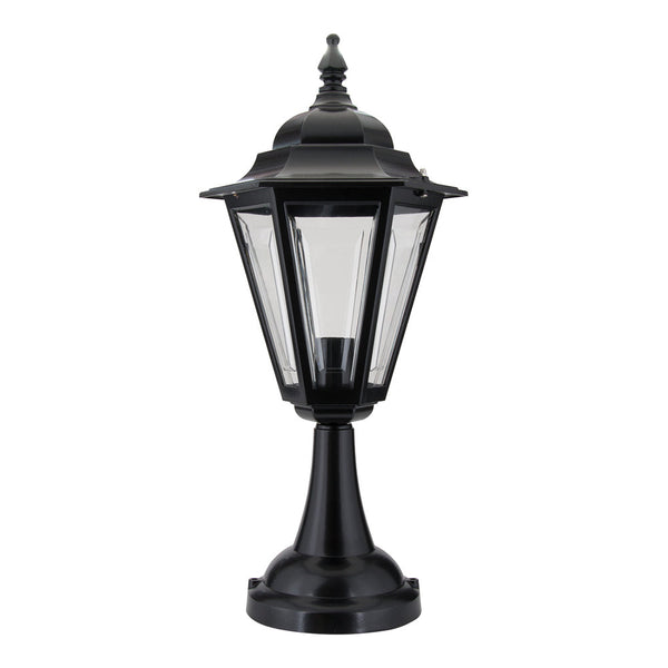 Turin Pillar Light H565mm Black Aluminium - 15429