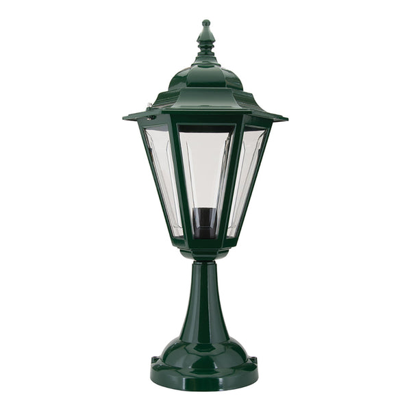 Turin Pillar Light H565mm Green Aluminium - 15497