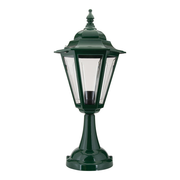 Turin Pillar Light H565mm Green Aluminium - 15431
