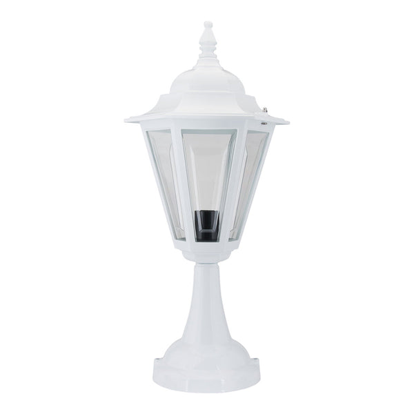 Turin Pillar Light H565mm White Aluminium - 15433