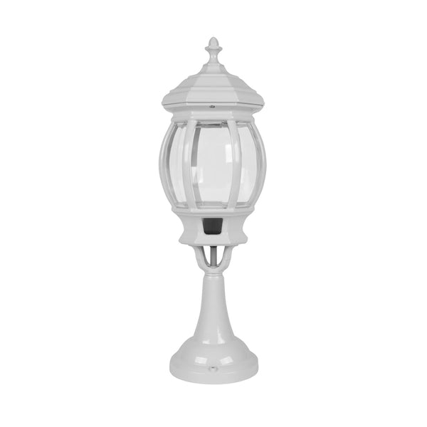 Vienna Pillar & Pedestal Light H630mm White Aluminium - 16003