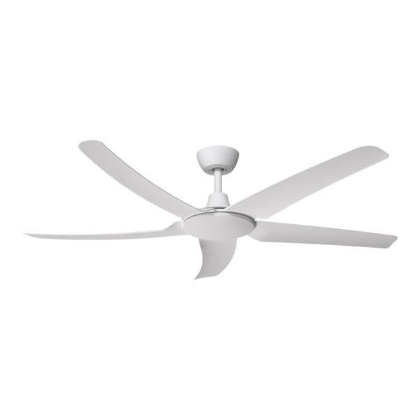 Hover DC Ceiling Fan 56" White ABS Polymer Blades - 60061