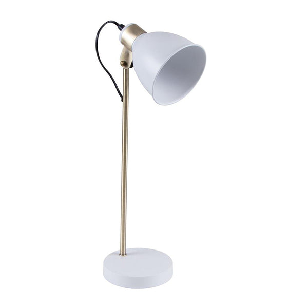 Leah Desk Lamp White Metal - 22537