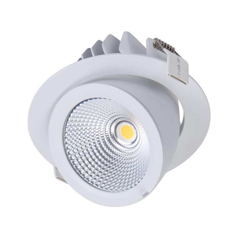 Scoop Recessed LED Downlight 25W White Aluminium 3CCT - 20472