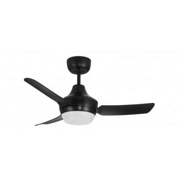 STANZA AC Ceiling Fan 36" Black with Light - STA903BL-L