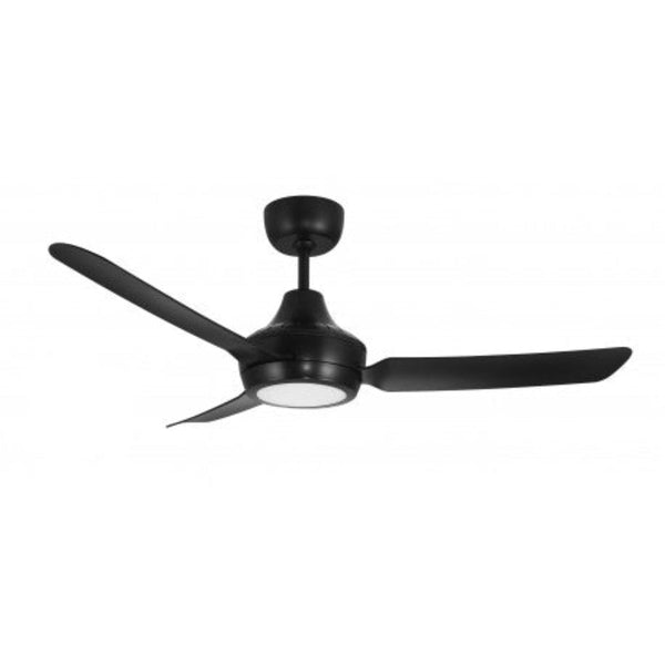 STANZA AC Ceiling Fan 48" Black with LED - STA1203BLLED